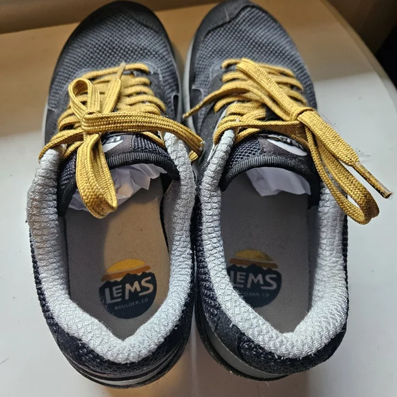 Men's Black and Gold Sneakers by IEMS - Picture 4 of 5